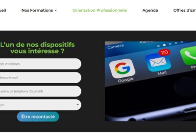 Page formulaire site AFPA